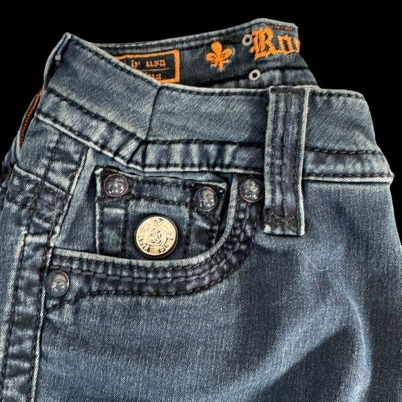 Rock Revival Jen Denim Boot Cut Jeans Sz 26 - Picture 3 of 14